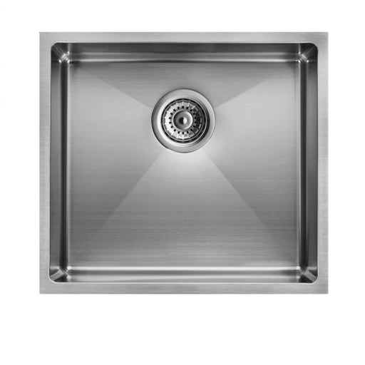 440x440x205mm Chrome Stainless Steel Single Bowl Kitchen Sink
