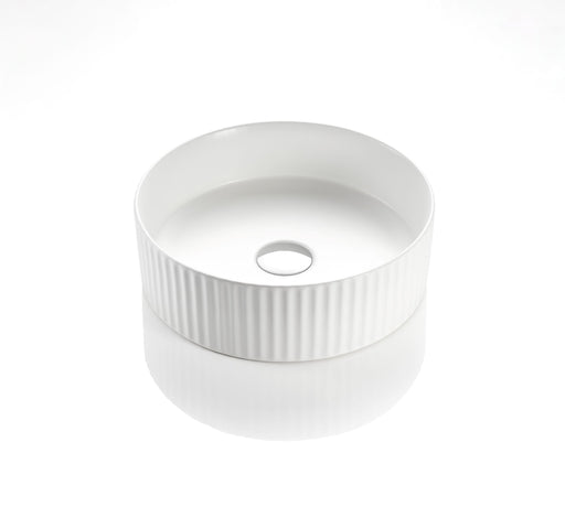 Cascade Round 360mm Above Counter Basin - Gloss White