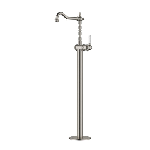 Bordeaux Freestanding Bath Mixer – Brushed Nickel