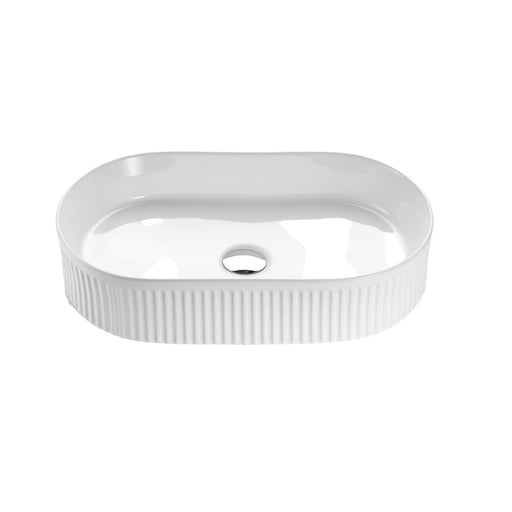 Cascade Oval Above Counter Basin  - Matte White