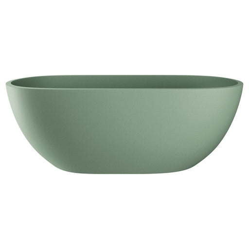 Jada 1500mm Concrete Bath, Sage