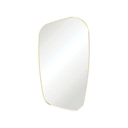 Capriccio Asymmetrical Framed Mirror - Urban Brass