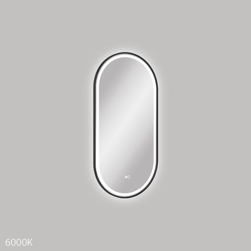 Empire LED Framed Mirror - Matte Black