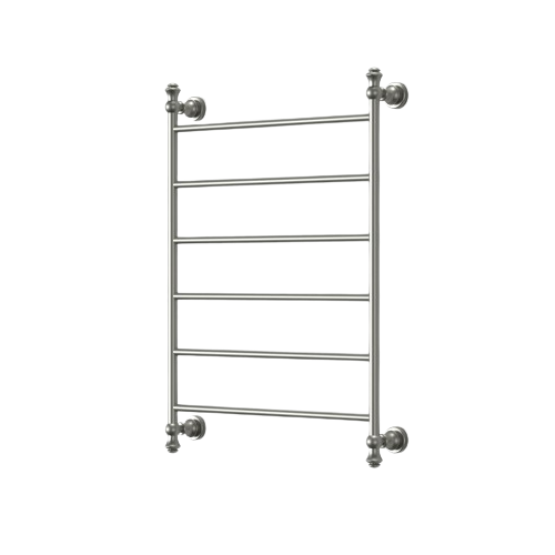 Medoc 6 Bar Heated Towel Rail – Brushed Nickel
