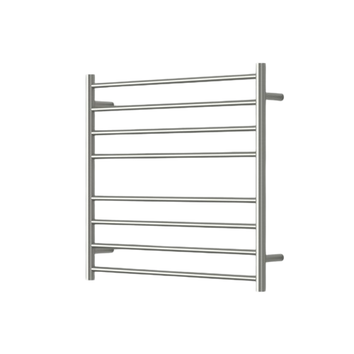 Mirage 8 Bar Wide Heated Towel Rail – Brushed Nickel