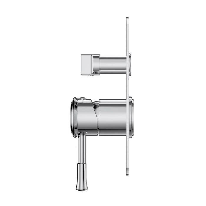 Montpellier Shower Diverter Mixer - Brushed Nickel