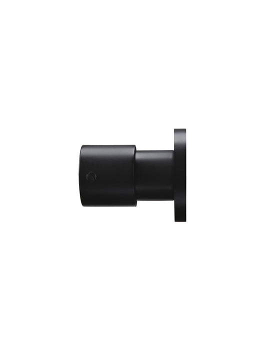 Round Quarter Turn Wall Top Assemblies - Matte Black