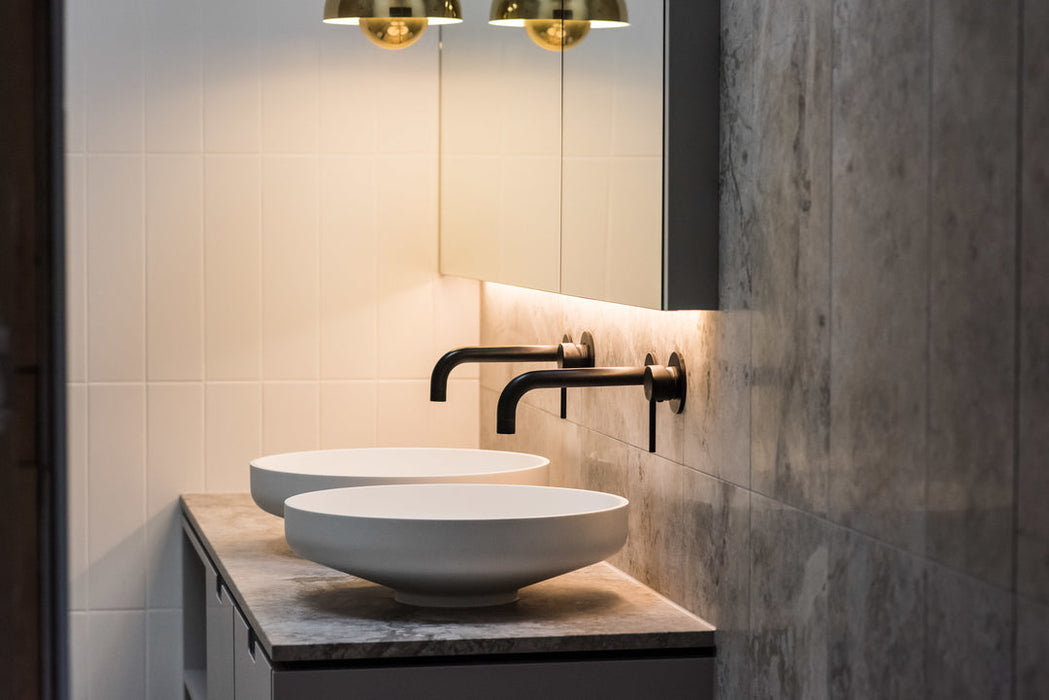 Round Wall Mixer Trim Kit  (In-Wall Body Not Included)  - Matte Black