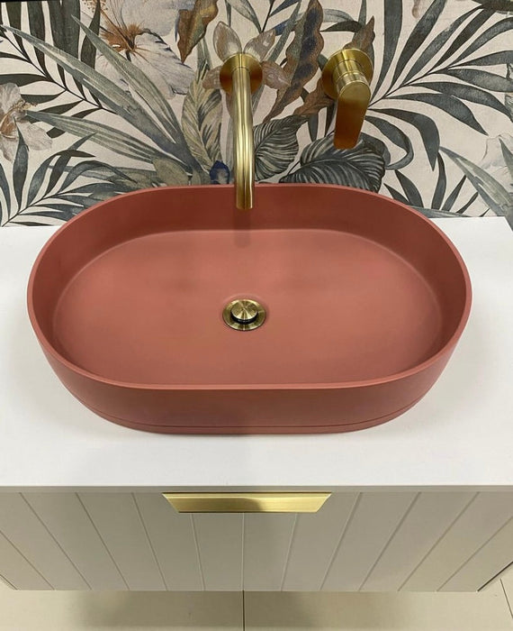 Round Wall Mixer Paddle Handle Trim Kit (In-Wall Body Not Included)  - Tiger Bronze