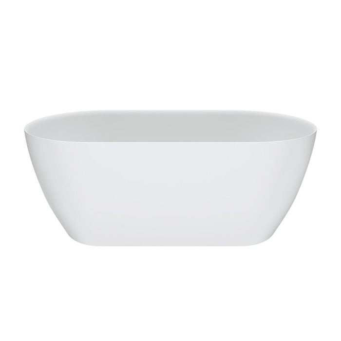 Kaya Solid Surface Bath - Matte White