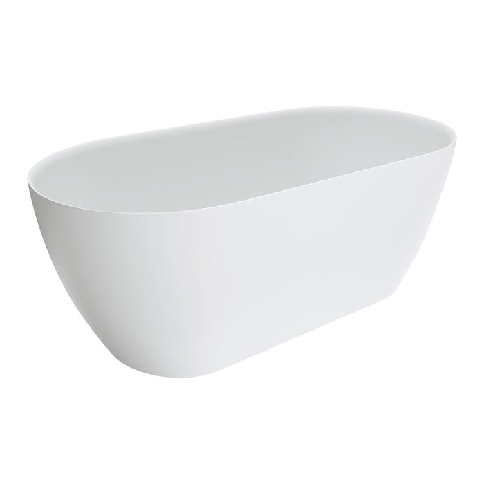 Kaya Solid Surface Bath - Matte White