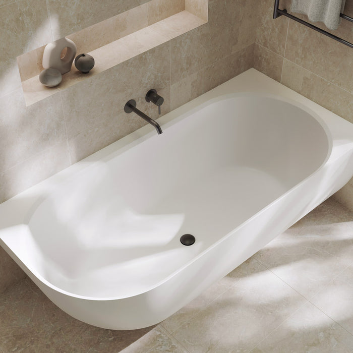 Matta Solid Surface Corner Bath - 1700mm
