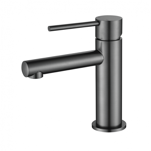 Gun Metal Star Mini Basin Mixer