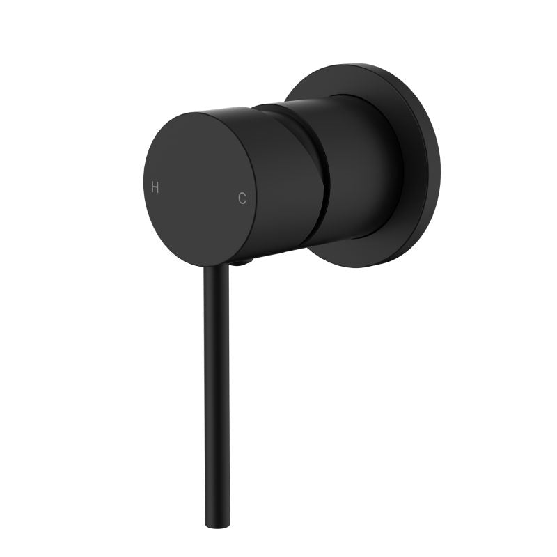 Star Mini Shower Mixer 60mm - Matte Black