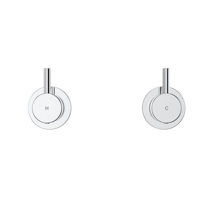 Star Mini Wall Top Assemblies - Brushed Chrome