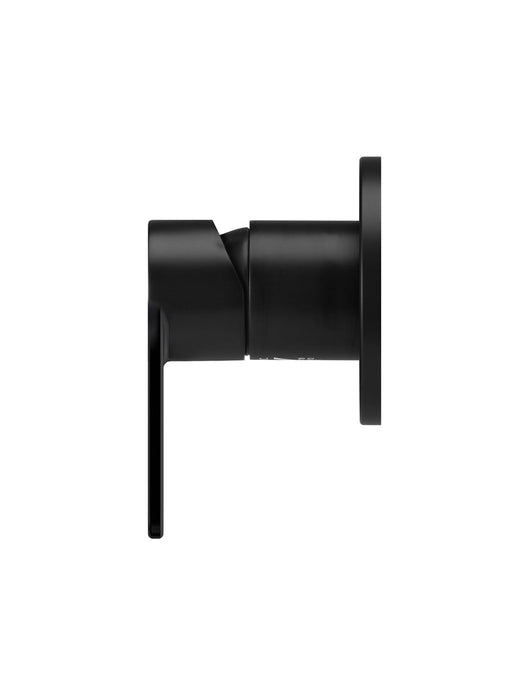 Round Wall Mixer Paddle Handle Trim Kit (In-Wall Body Not Included)  - Matte Black