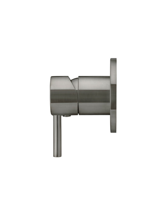 Round Wall Mixer Short Pin-Lever Trim Kit (In-Wall Body Not Included) - Shadow Gunmetal