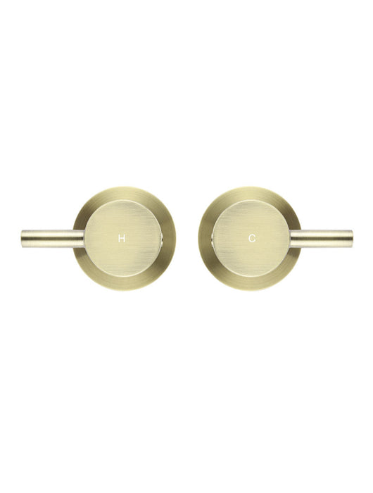 Round Quarter Turn Wall Top Assemblies - Tiger Bronze