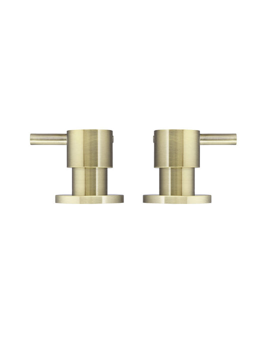 Round Quarter Turn Wall Top Assemblies - Tiger Bronze