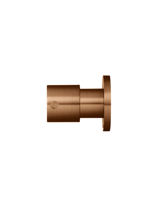 Round Quarter Turn Wall Top Assemblies - Lustre Bronze