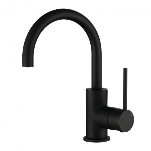 Star Mini Basin Mixer Matt Black