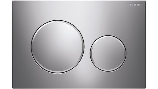 KAPPA21 DUAL FLUSH BUTTON ROUND CHROME WITH MATT CHROME TRIM
