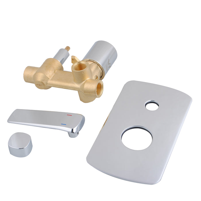 Esperia Chrome Wall Mixer with Diverter