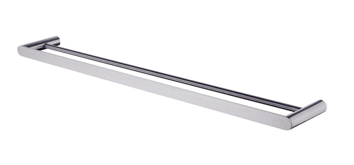 RUSHY Brushed Nickel Double Towel Rail 800mm
