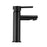 LUCID PIN Series Round Matt Black Basin Mixer