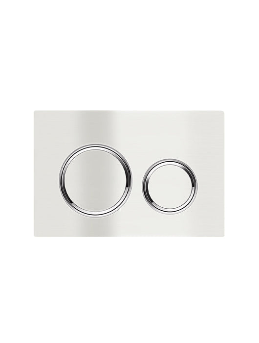 Meir Sigma 21 Dual Flush Plates For Geberit - Brushed Nickel