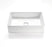 Cascade Rectangle Above Counter Basin  - Gloss White