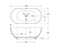Nero Solid Surface Bath - Matte White
