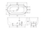 Windsor Freestanding Acrylic Bath - Gloss White