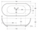 Nero Solid Surface Bath - Matte White