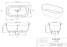 Lucia 1800 Freestanding Stone Bath