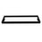 IVANO Series Black Glass Shelf 600mm