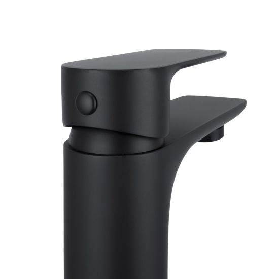 VOG Black Basin Mixer Tap