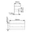 IVANO Series Chrome Double Toilet Paper Holder with Cover