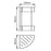 Chrome Stainless Steel 2 Tier Shower Caddy Shelf