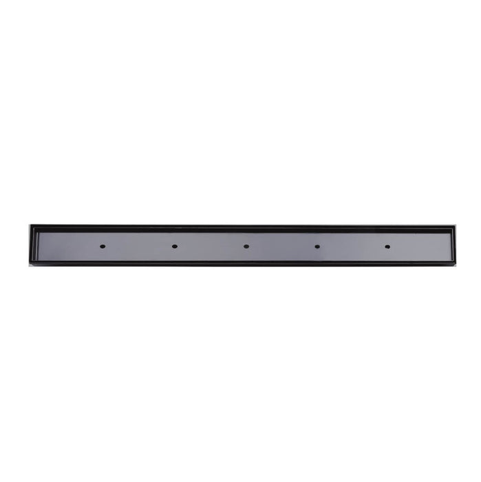 900 Tile Insert Drain -Pre-Cut or DIY Waste  (80mm Outlet) –  Black