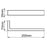 IVANO Series Black Square Towel Ring