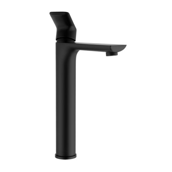 VOG Black Tall Basin Mixer