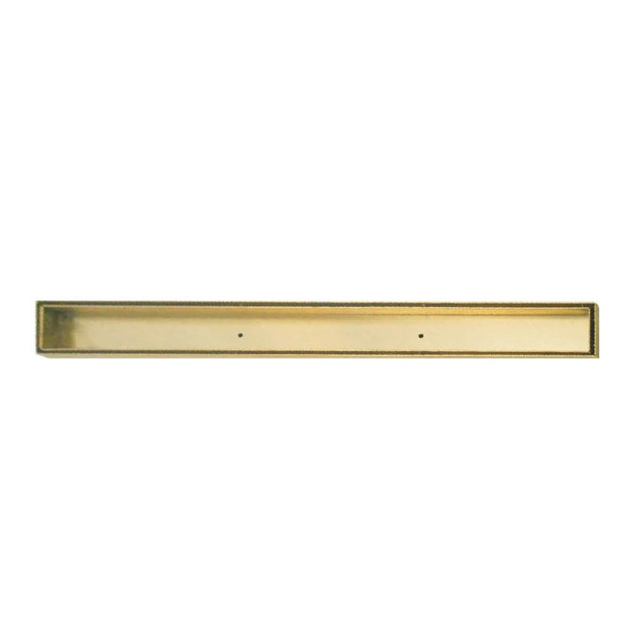 1200 Tile Insert Drain -Pre-Cut or DIY Waste  (80mm Outlet) –  Gold