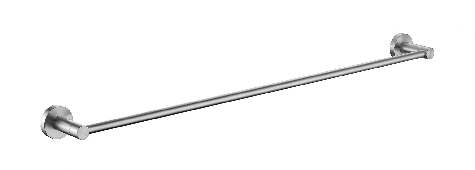 Deluxe Single Towel Rail 750mm Brushed Nickel