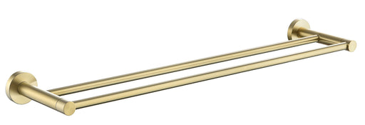 Deluxe Double Towel Rail 600mm Brushed Bronze