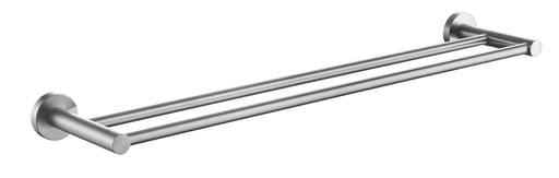 Deluxe Double Towel Rail 600mm Brushed Nickel