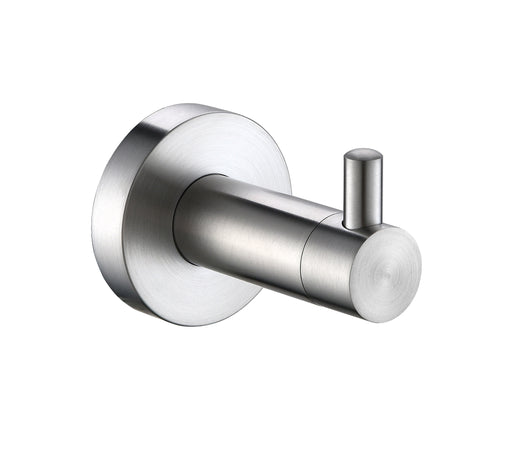 Deluxe Single Robe Hook Brushed Nickel