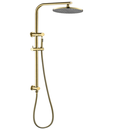 Divine Stainless Steel Shower Column Microphone Combo Set Brushed Bronze