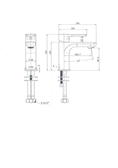 Kiama Basin Mixer Chrome