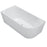Auris Corner Back to Wall Bathtub
